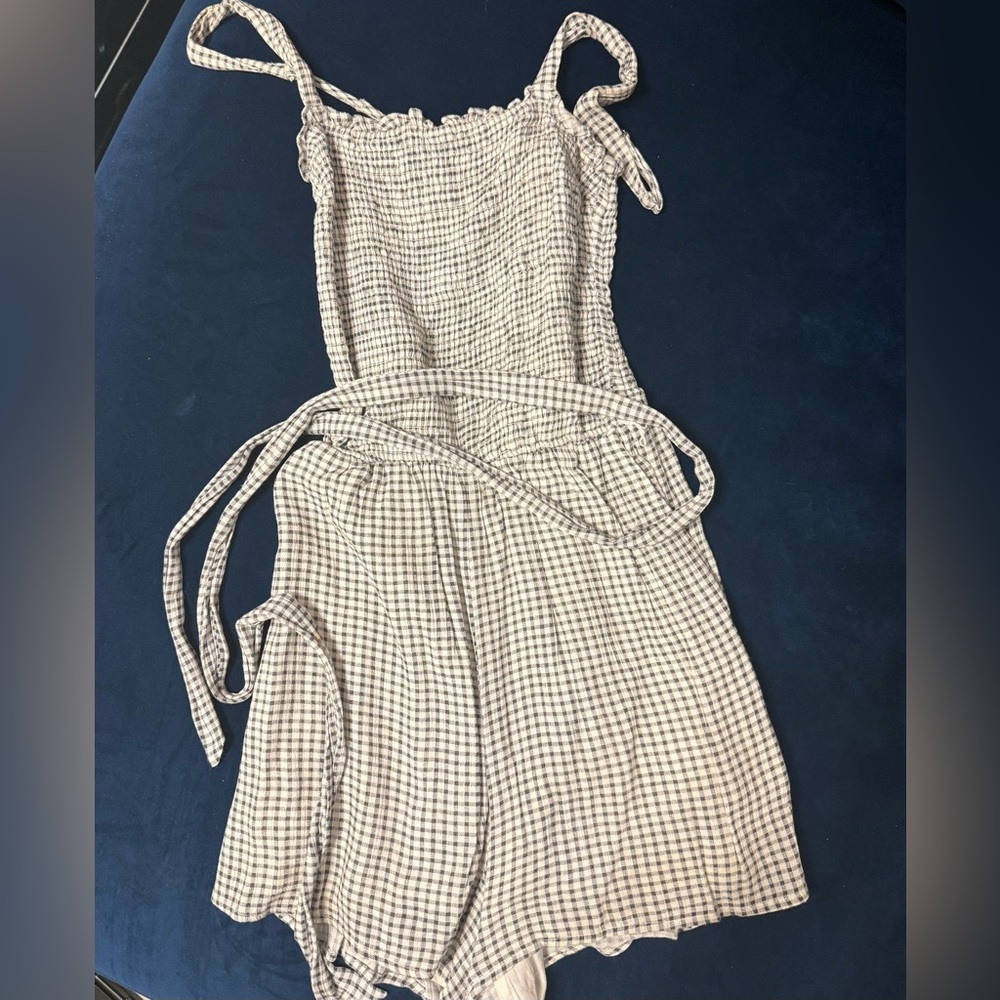 A&F Checkered Romper